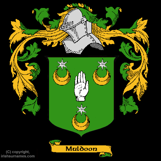 Muldoon / Coat of Arms, Family Crest - Click here to view