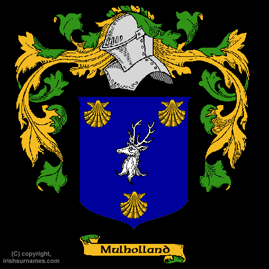 Mulholland Coat of Arms, Family Crest - Click here to view