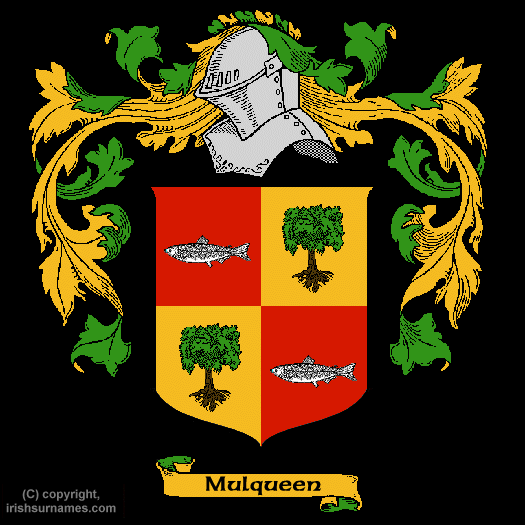 Mulqueen Family Crest, Click Here to get Bargain Mulqueen Coat of Arms Gifts