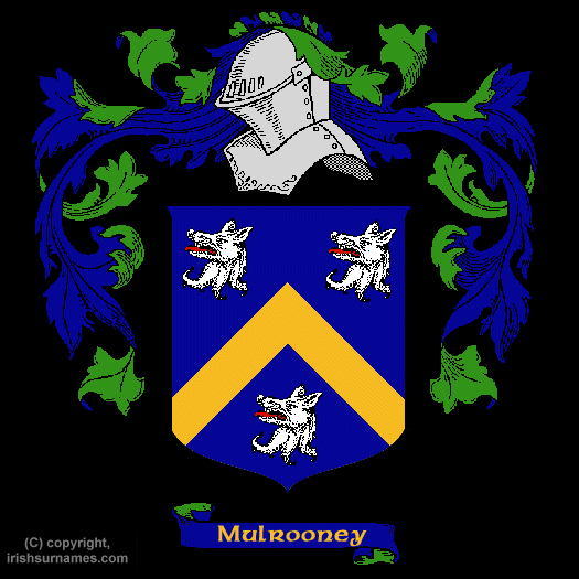 Mulrooney Coat of Arms, Family Crest - Click here to view