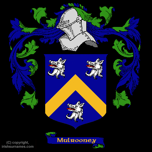 Mulrooney Family Crest, Click Here to get Bargain Mulrooney Coat of Arms Gifts