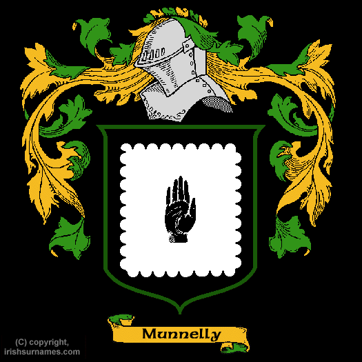 Munnelly Coat of Arms, Family Crest - Click here to view