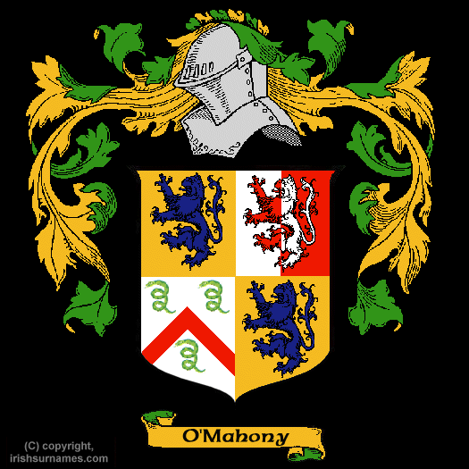 Omahony Family Crest, Click Here to get Bargain Omahony Coat of Arms Gifts