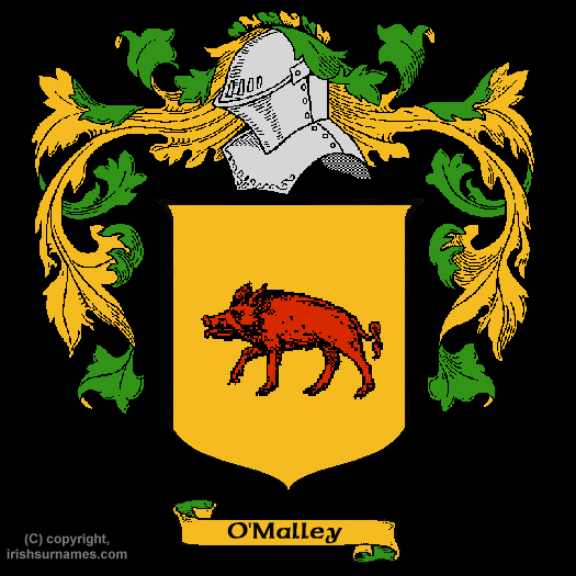 Omalley Family Crest, Click Here to get Bargain Omalley Coat of Arms Gifts