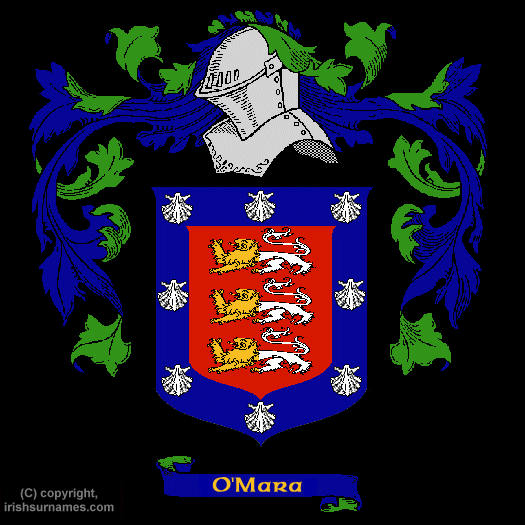 O'Mara Family Crest, Click Here to get Bargain O'Mara Coat of Arms Gifts