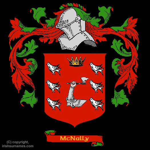 Mcnally Coat of Arms, Family Crest - Click here to view