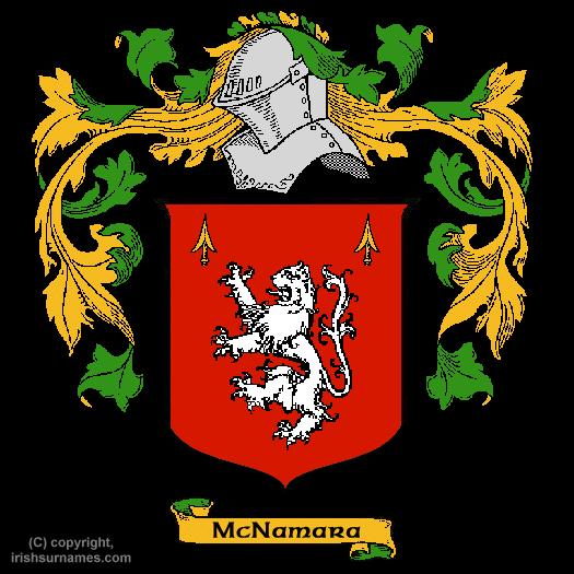 McNamara Coat of Arms, Family Crest - Click here to view