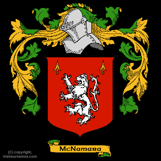 McNamara Family Crest, Click Here to get Bargain McNamara Coat of Arms Gifts