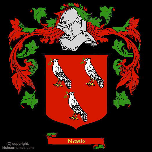 Nash Family Crest, Click Here to get Bargain Nash Coat of Arms Gifts