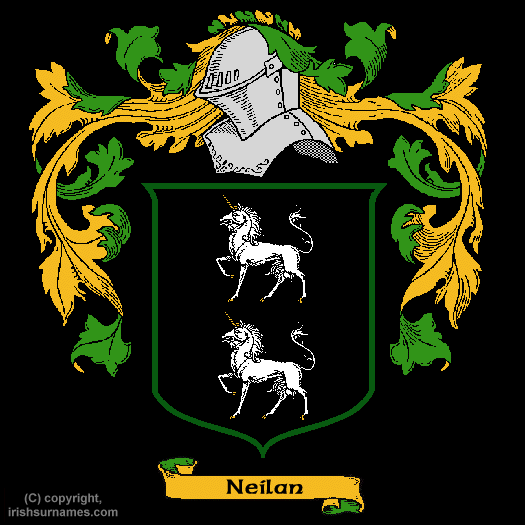Neilan Coat of Arms, Family Crest - Click here to view