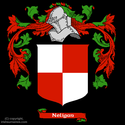 Neligan Coat of Arms, Family Crest - Click here to view