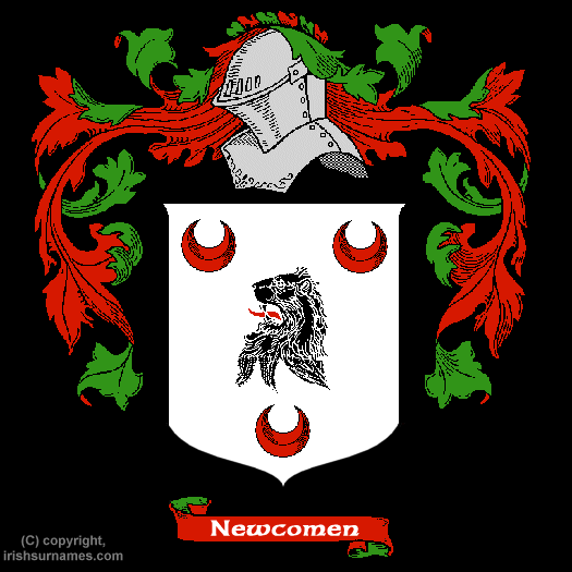 Newcomen / / / / Coat of Arms, Family Crest - Click here to view