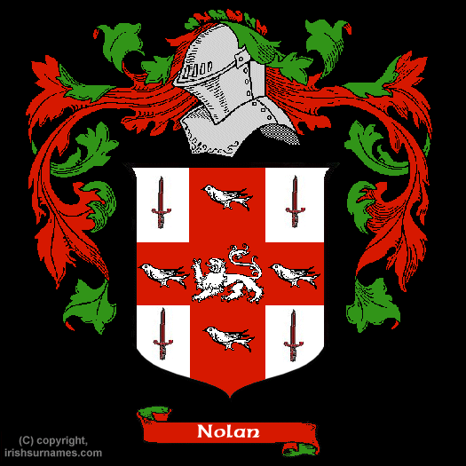 Nolan Coat of Arms, Family Crest - Click here to view