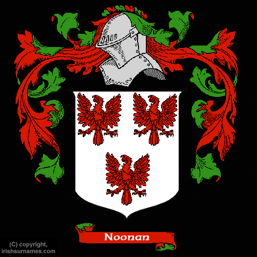 Noonan Coat of Arms, Family Crest - Click here to view