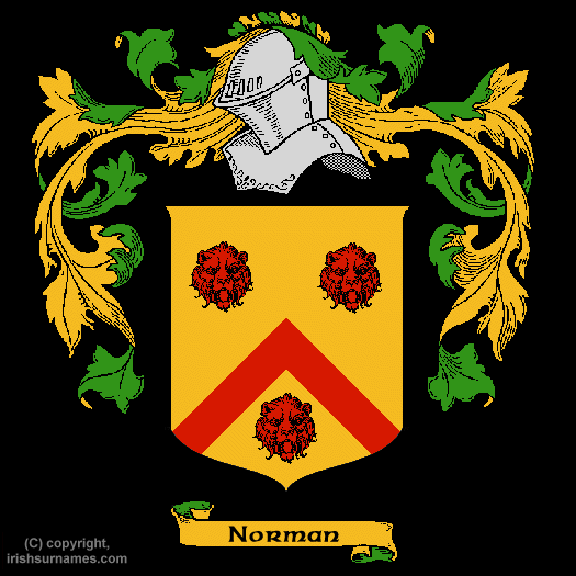 Norman Coat of Arms, Family Crest - Click here to view