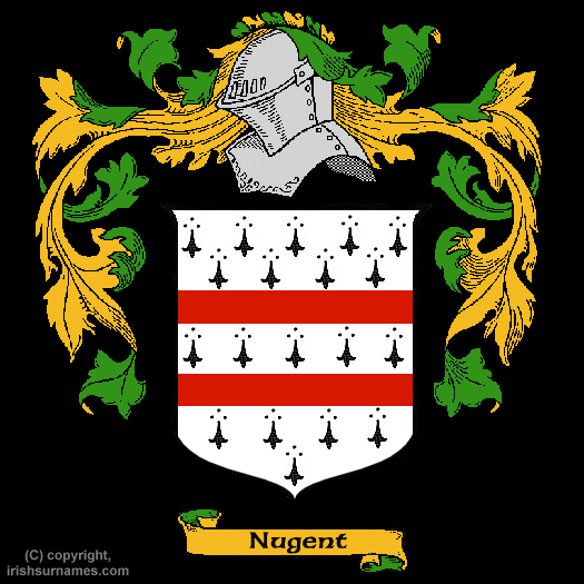 Nugent Coat of Arms, Family Crest - Click here to view