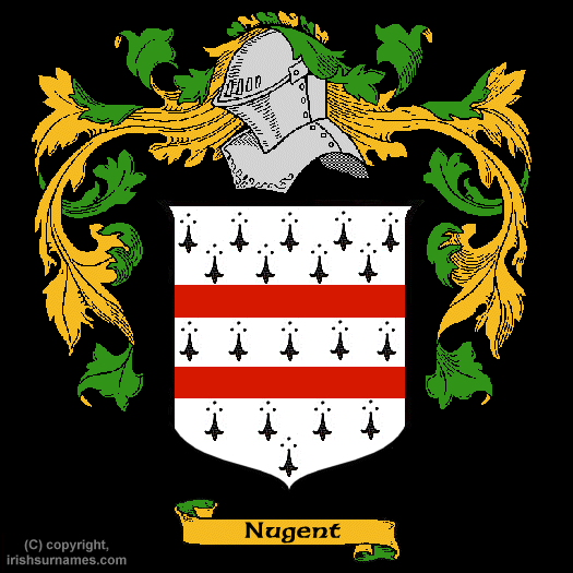 Nugent Family Crest, Click Here to get Bargain Nugent Coat of Arms Gifts