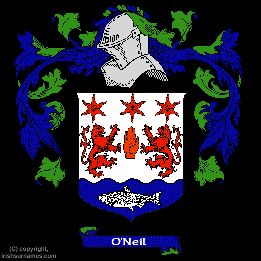 Oneil Family Crest, Click Here to get Bargain Oneil Coat of Arms Gifts