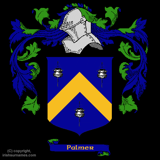 Palmer Coat of Arms, Family Crest - Click here to view