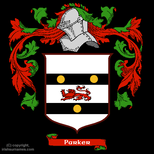 Parker Coat of Arms, Family Crest - Click here to view