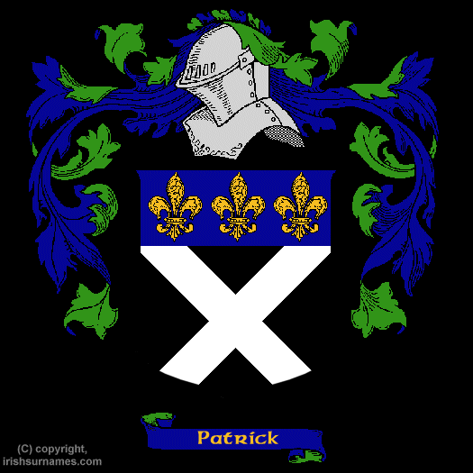 Patrick Coat of Arms, Family Crest - Click here to view
