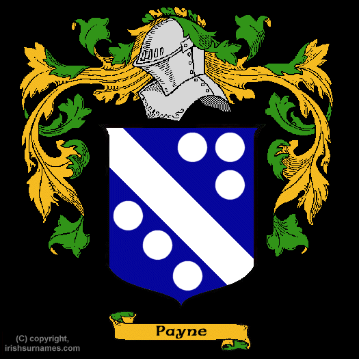 Payne Family Crest, Click Here to get Bargain Payne Coat of Arms Gifts