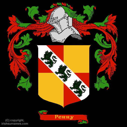 Perry Coat of Arms, Family Crest - Click here to view