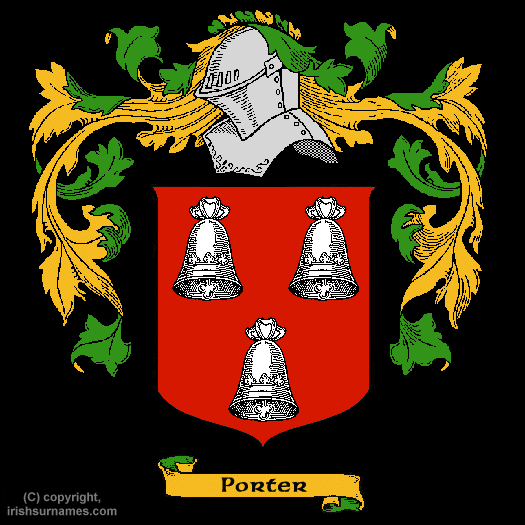 Porter Coat of Arms, Family Crest - Click here to view