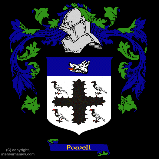 Powell Family Crest, Click Here to get Bargain Powell Coat of Arms Gifts