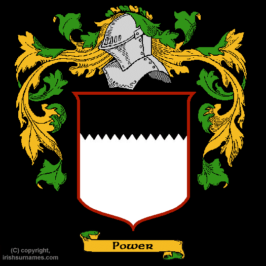Power Coat of Arms, Family Crest - Click here to view