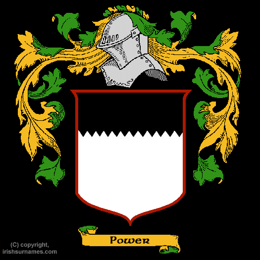 Power Family Crest, Click Here to get Bargain Power Coat of Arms Gifts