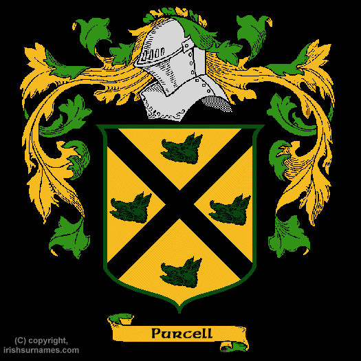 Purcell Family Crest, Click Here to get Bargain Purcell Coat of Arms Gifts