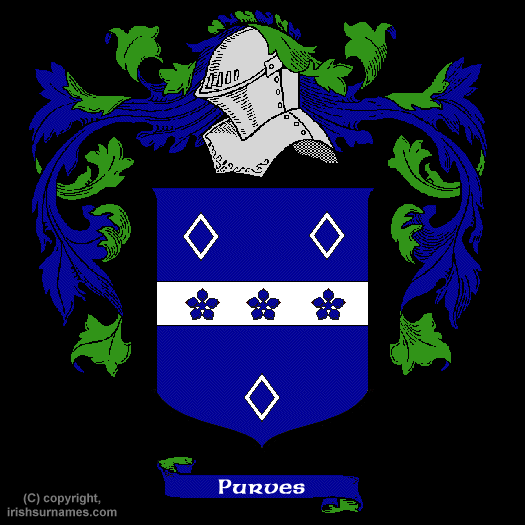Purves Coat of Arms, Family Crest - Click here to view