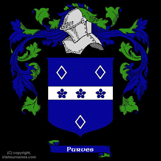 Purves Family Crest, Click Here to get Bargain Purves Coat of Arms Gifts