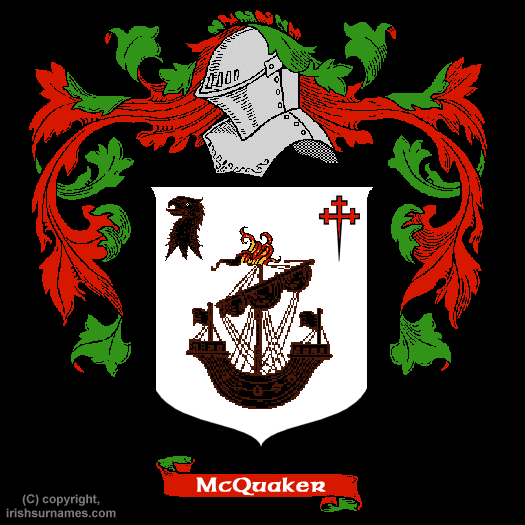 McQuaker Family Crest, Click Here to get Bargain McQuaker Coat of Arms Gifts