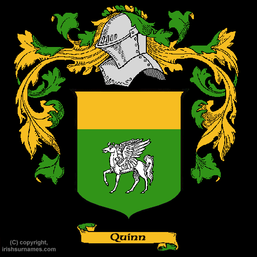 Quinn Coat of Arms, Family Crest - Click here to view