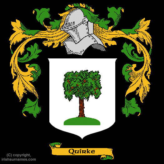 Quirke Family Crest, Click Here to get Bargain Quirke Coat of Arms Gifts