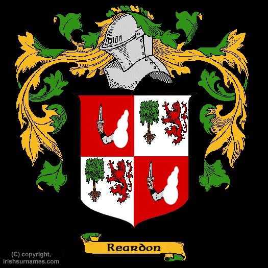 Reardon Coat of Arms, Family Crest - Click here to view
