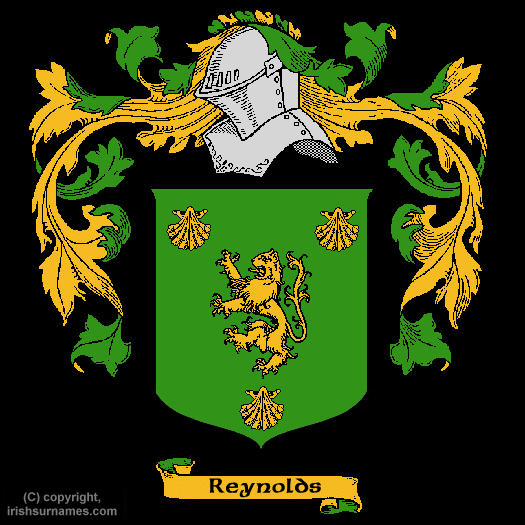 Reynolds Coat of Arms, Family Crest - Click here to view