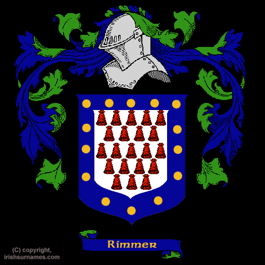 Rimmer Coat of Arms, Family Crest - Click here to view