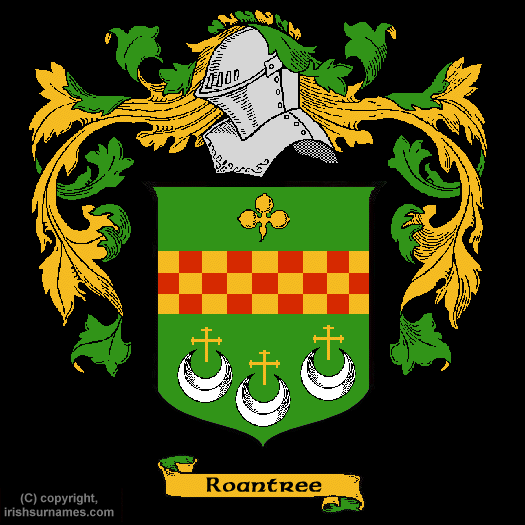 Roantree Coat of Arms, Family Crest - Click here to view