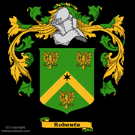 Roberts Coat of Arms, Family Crest - Click here to view