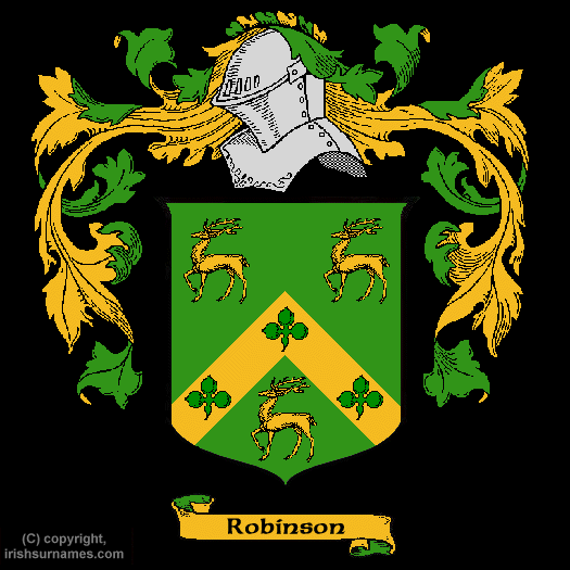 Robinson Coat of Arms, Family Crest - Click here to view