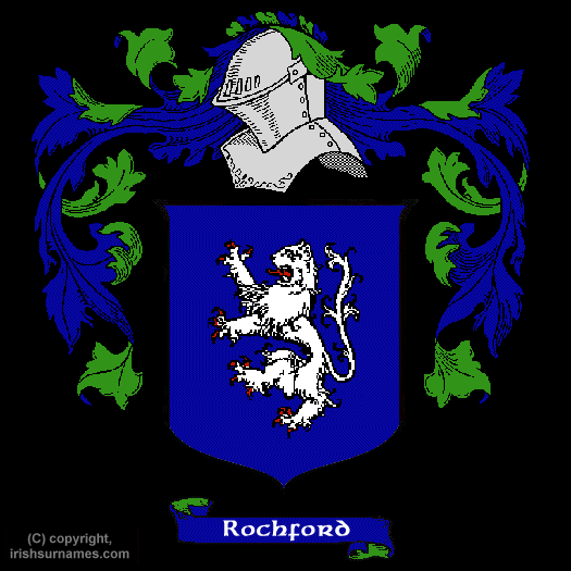 Rochford / Coat of Arms, Family Crest - Click here to view