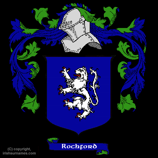 Rochford Family Crest, Click Here to get Bargain Rochford Coat of Arms Gifts