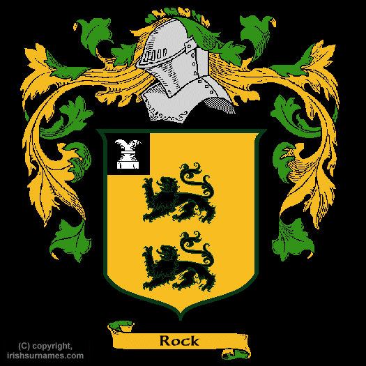 Rock Family Crest, Click Here to get Bargain Rock Coat of Arms Gifts