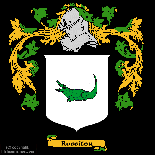 Rossiter / Coat of Arms, Family Crest - Click here to view