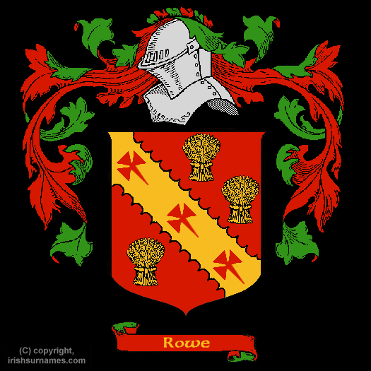 Rowe Family Crest, Click Here to get Bargain Rowe Coat of Arms Gifts