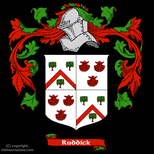 Ruddick Family Crest, Click Here to get Bargain Ruddick Coat of Arms Gifts