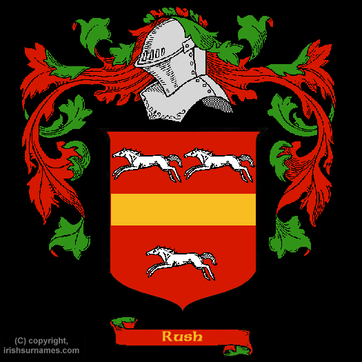 Rush Coat of Arms, Family Crest - Click here to view